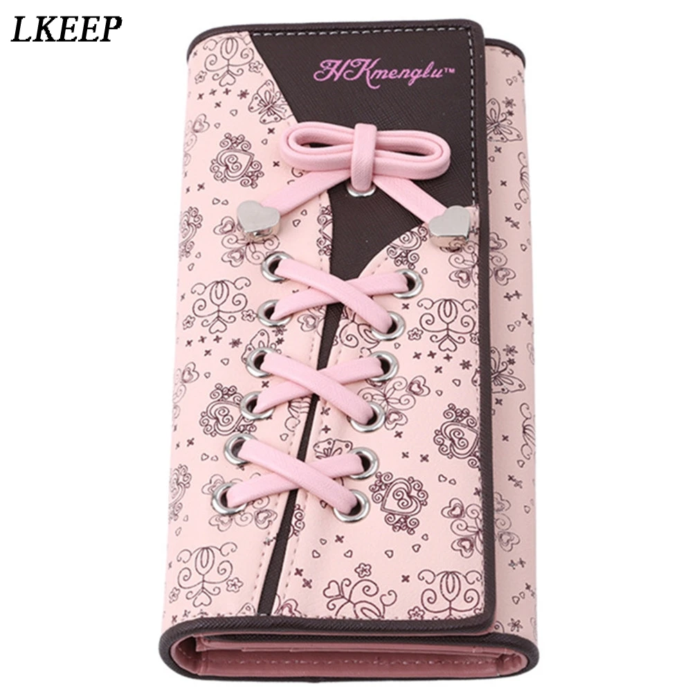 Стильный карманный Длинный кошелек из искусственной кожи многофункциональный