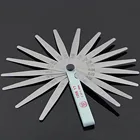 Метрический щуп длиной 100 мм, 17 лезвий, заполнитель зазора 0,02-1,00 мм, инструмент для измерения толщины