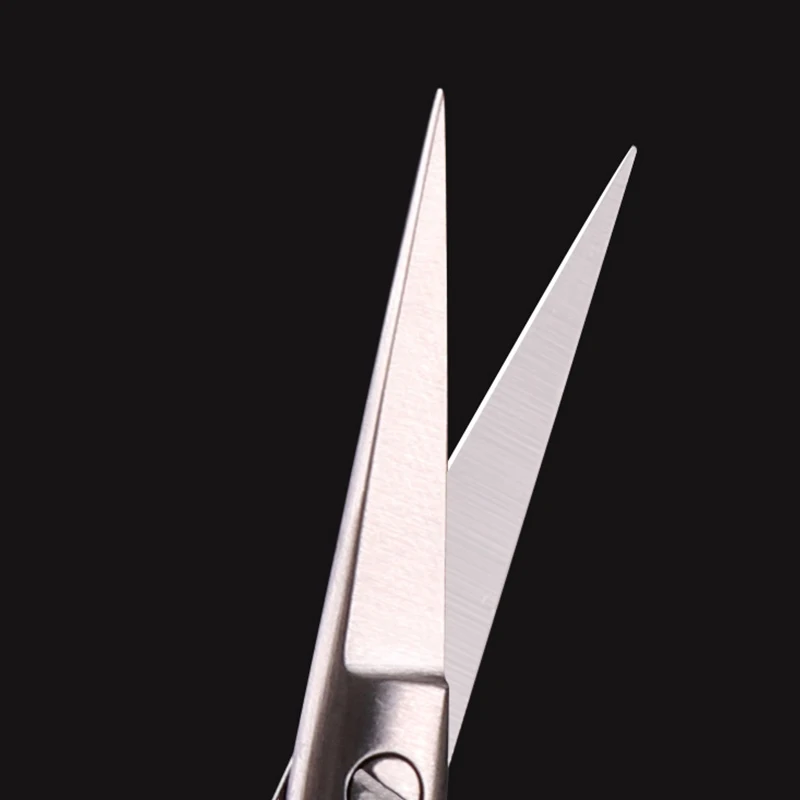 Ножницы с золотой ручкой для открытия век прямые колени Хирургический