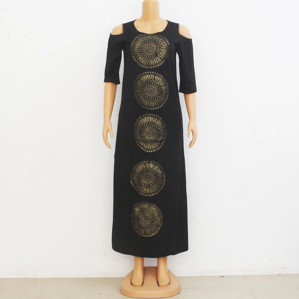 Африканские платья для женщин традиционный принт женское платье макси новинка