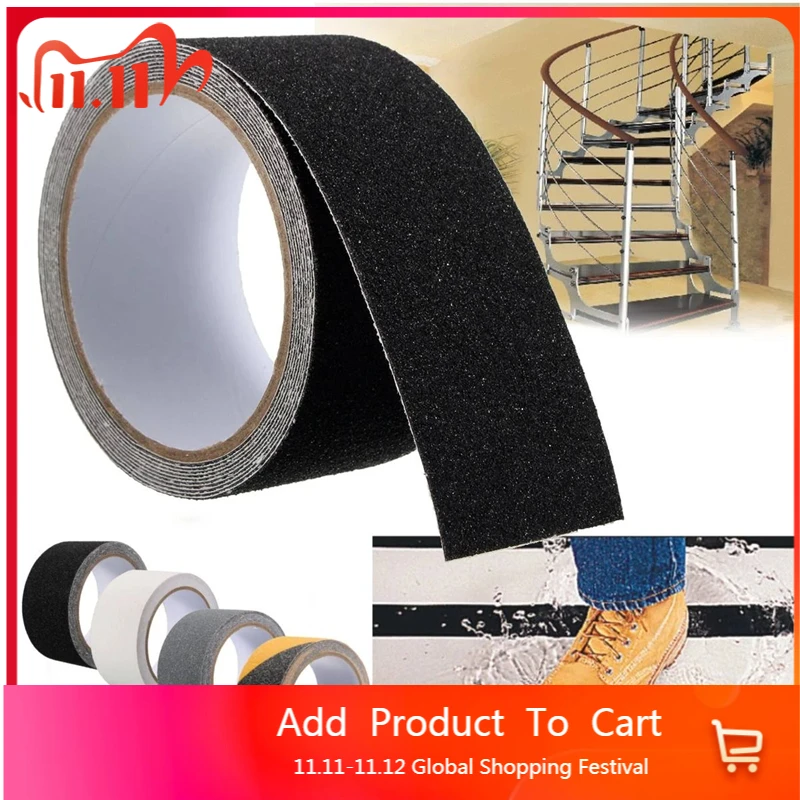 

Нескользящая безопасная клейкая лента для лестницы и пола, 5/10 м