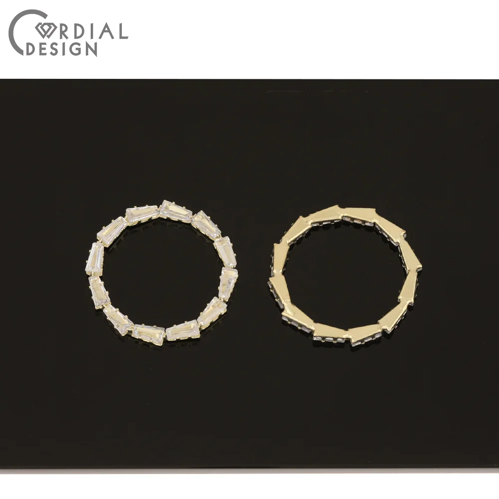 

Cordial Design 50Pcs Rhinestone Connectors/Hand Made/Claw Chain/DIY Making/Earrings Accessories/Jewelry Findings & Components