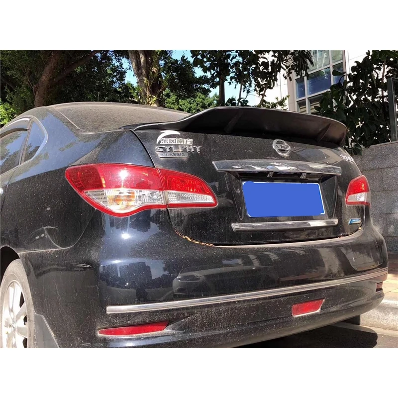 

Car-styling R Style Luster Carbon Fiber/FRP Rear Trunk Spoiler Wing Fit for Nissan Sylphy Sentra 2009 - 2011