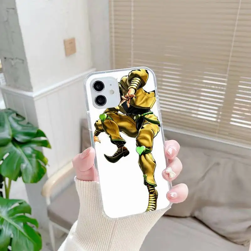 

JOJO BIZARRE ADVENTURE OVER HEAVEN Anime Phone Case For Samsung S20 Note20 A71 S6 Plus S20Fe lite Transparent Nax Fundas Cover