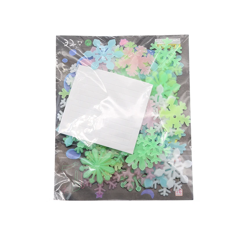 Флуоресцентные наклейки для окон 50 шт