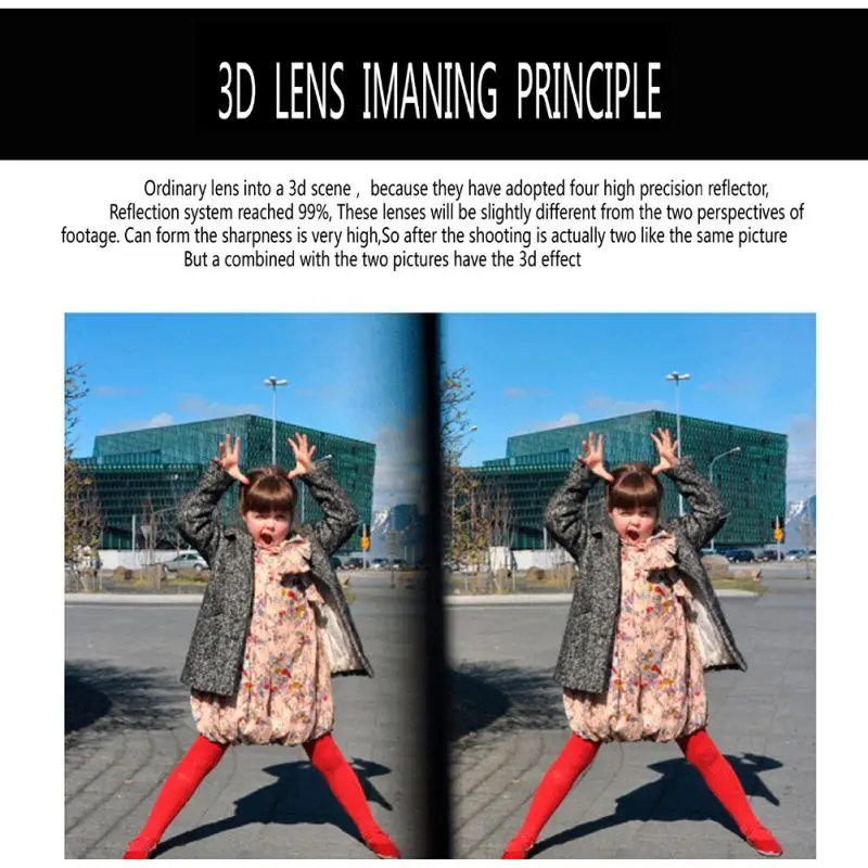 Фотоаппарат виртуальной реальности 3D с мини объективом|Объективы для мобильных