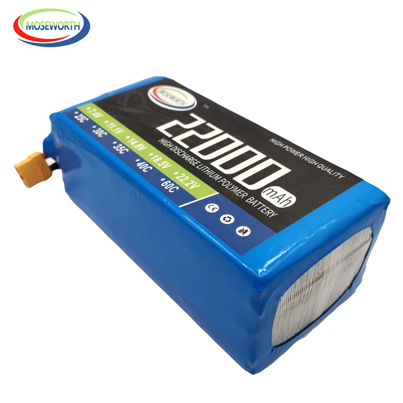 Новые батареи 6S 22,2 V 22000mAh 25C RC LiPo батарея для RC Дрон Вертолет Самолет лодка автомобиль RC модель 6S Литий-Полимерный Аккумулятор AKKU