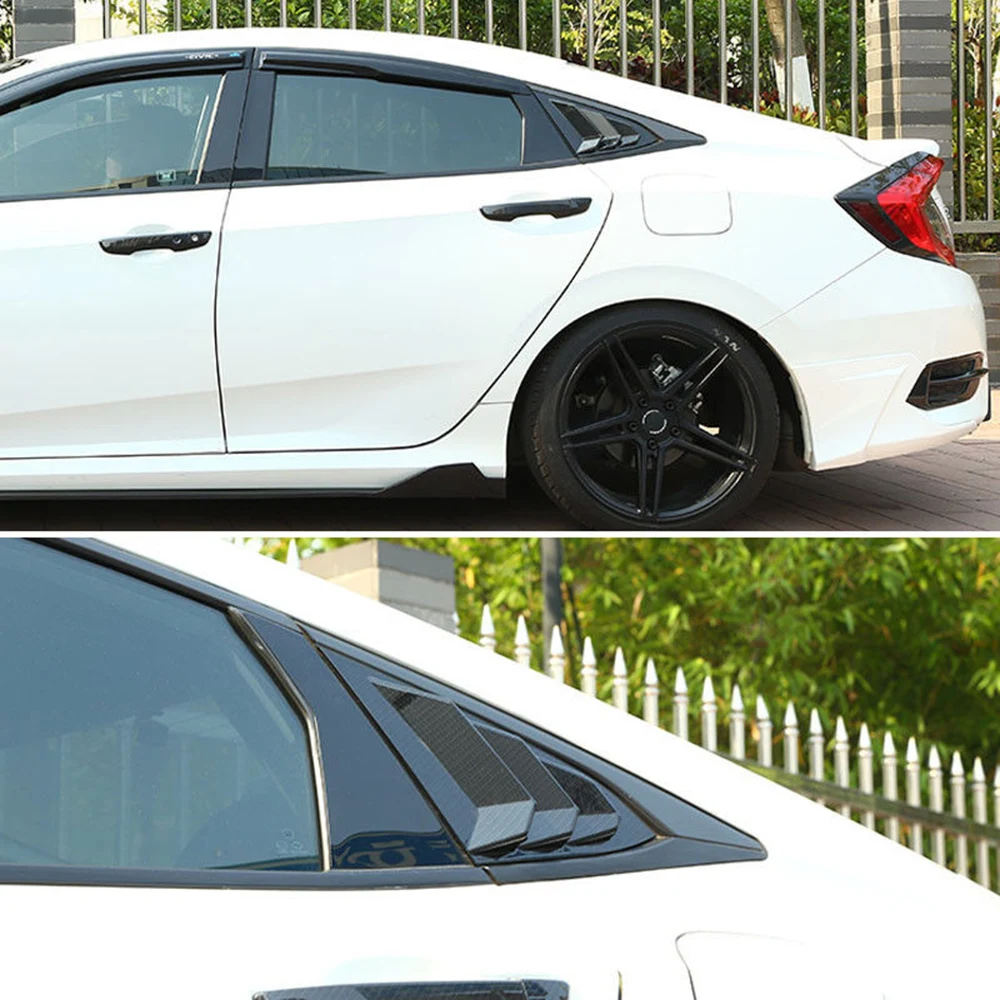 Четверть сторона окна жалюзи заднее стекло автомобиля туйер для Honda Civic 2016-2018