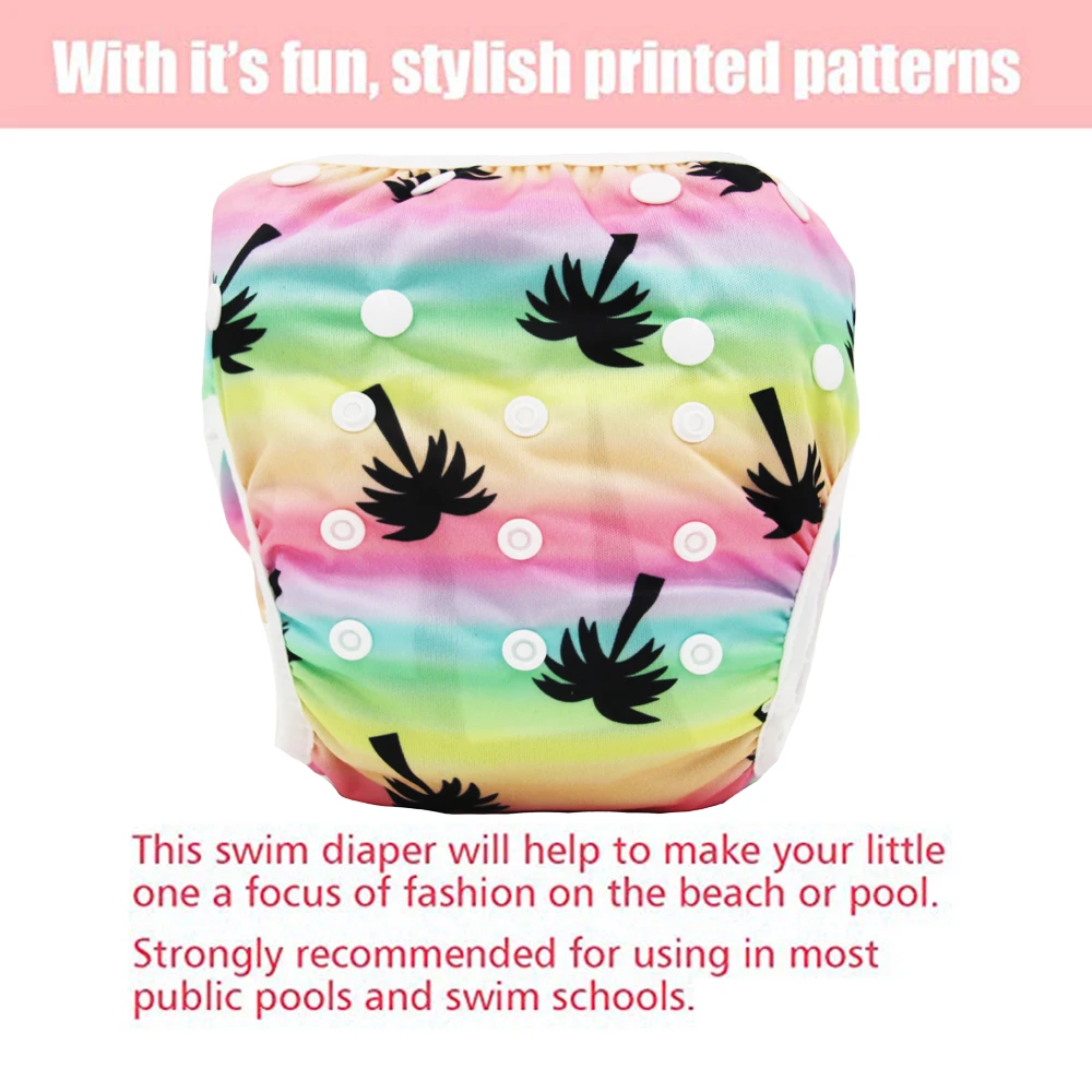 ПУЛ Водонепроницаемый купальник для маленького мальчика многоразовый купальный