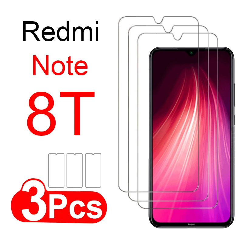 Защитный чехол для xiaomi redmi note 8t t8 1-3 шт. Защитная пленка экрана 8note защитная из