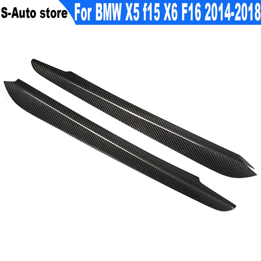 

Декоративные аксессуары для автомобилей BMW X5 f15 X6 F16 2014 2015 2016 2017 2018, из углеродного волокна, для левостороннего вождения