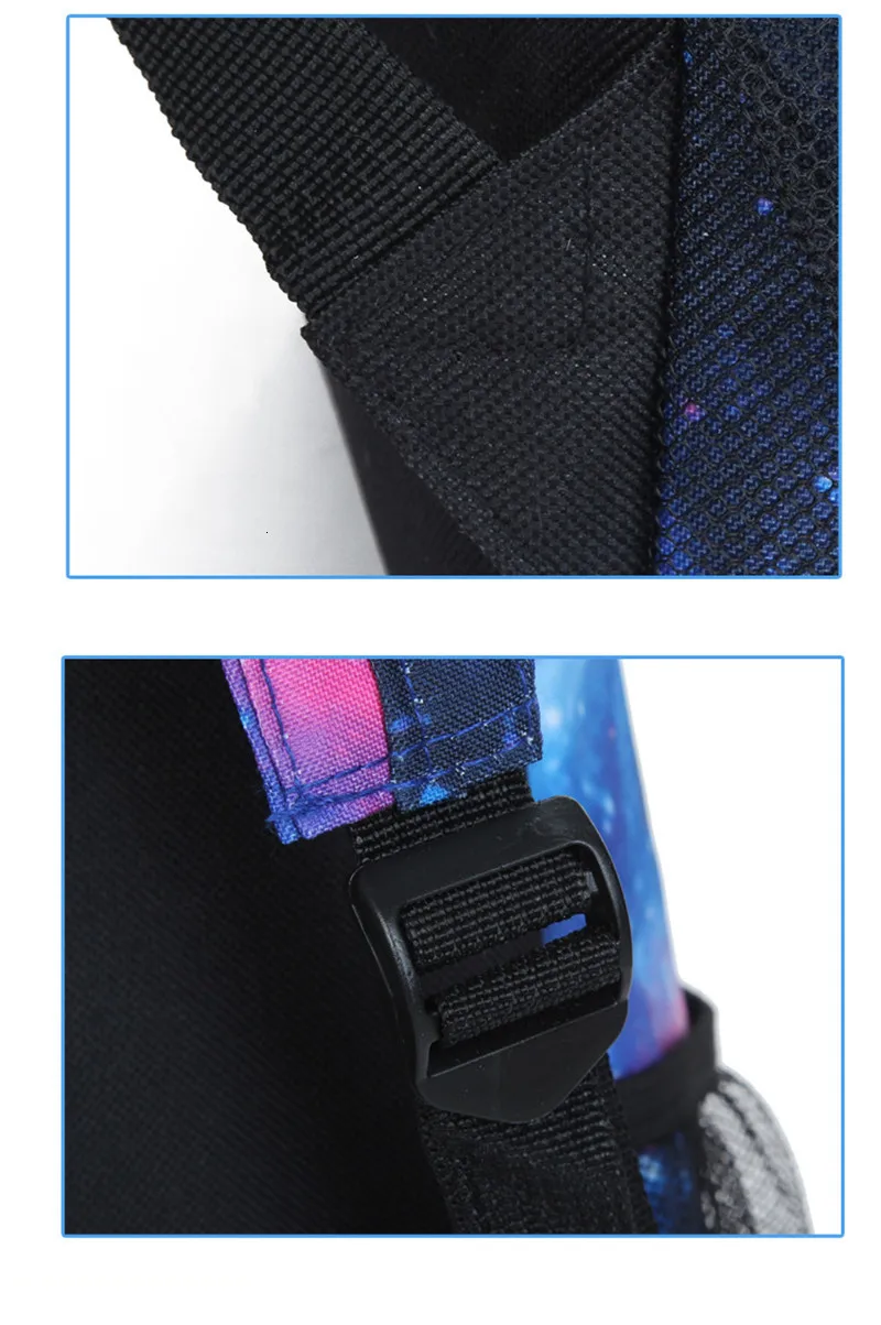 girls backpack for teenage Women school bag Stars Universe Space Printing Canvas Female Backpacks for college students Mochila