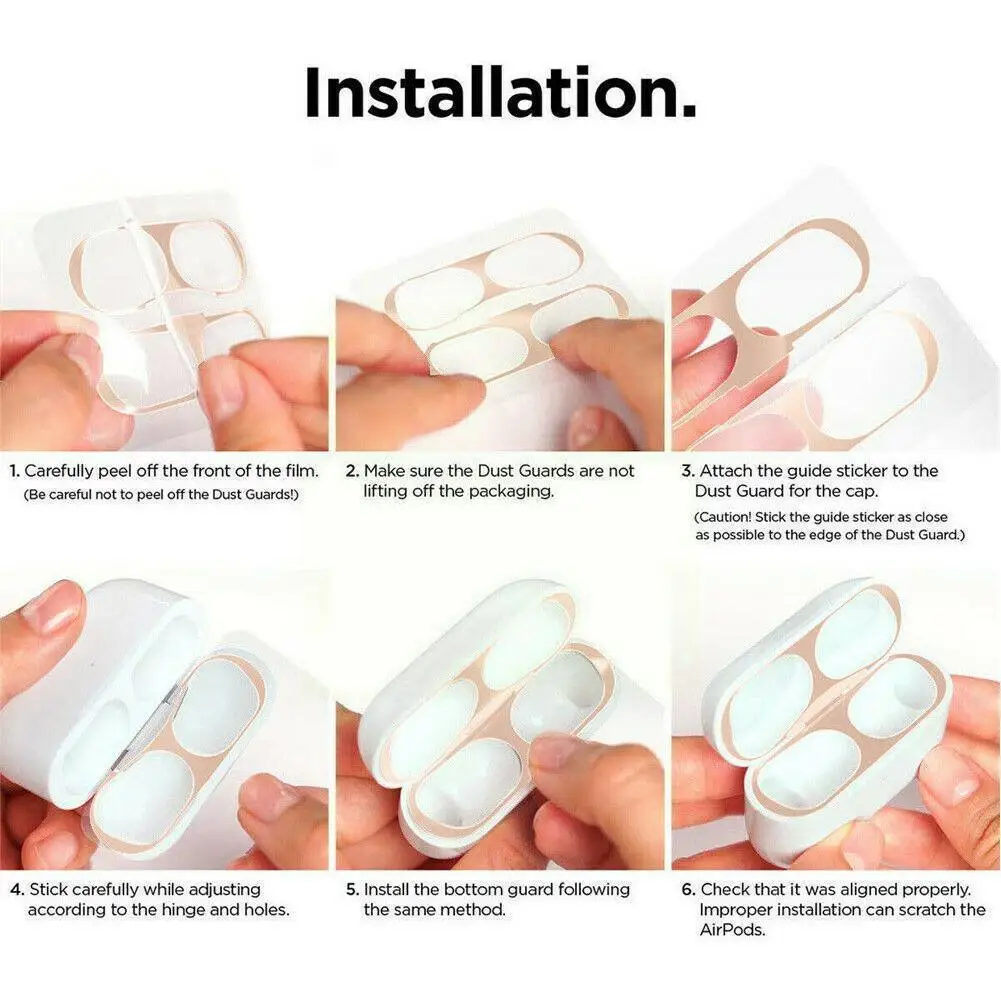 

Ultra Thin Earphone Protective Film Dust Guard For Airpods3 Box T7r5