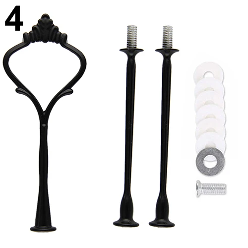 1 Набор из 2 или 3 уровней Конфеты Кекс лоток цинковый сплав Свадебная вечеринка