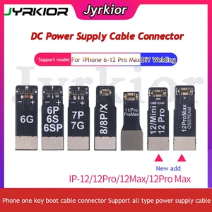 Кабель питания постоянного тока для iPhone 6-11Pro 12 mini 12 Pro MAX, тестовый Соединительзажим для материнской платы, запасная часть с наружной пряжкой