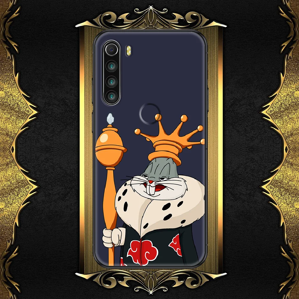 

Cartoons Bugs-compatible-Bunny Phone case For Xiaomi Redmi Note 7 7A 8 8T 9 9A 9S 10 K30 Pro Ultra black pretty cover luxury
