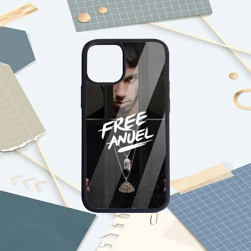 

Rapper Anuel AA Real Hasta La Muerte luxury Phone Case coque PC for iPhone 11 12 pro XS MAX 8 7 6 6S Plus X 5S SE 2020 XR
