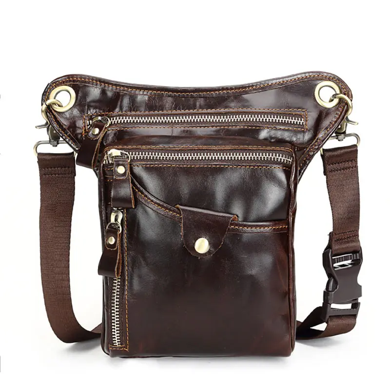 Нагрудная сумка из натуральной кожи для мужчин мужские сумочки на ремне