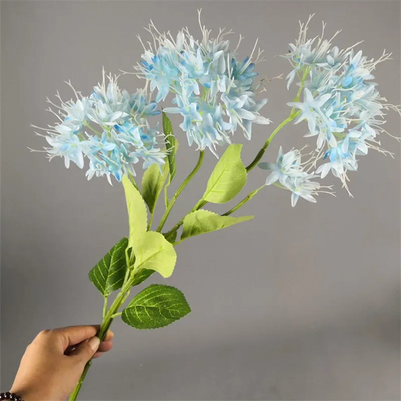 10P Fake Long Stem Gypsophila (4 heads/piece) 30.71" Length Simulation Hydrangea for Wedding Home Decorative Artificial Flowers | Дом и