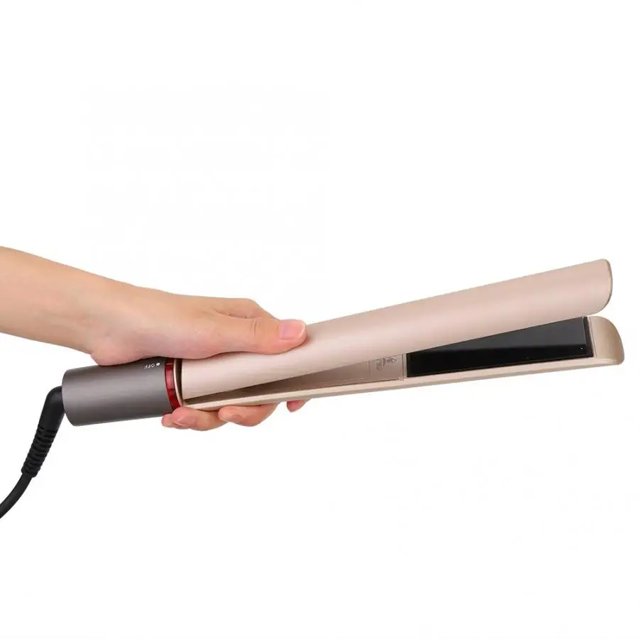 New Style Electric Ceramic Plate Hair Straightener Comb Clip Hairdressing Tool Set (US Plug 100-240V) | Красота и здоровье