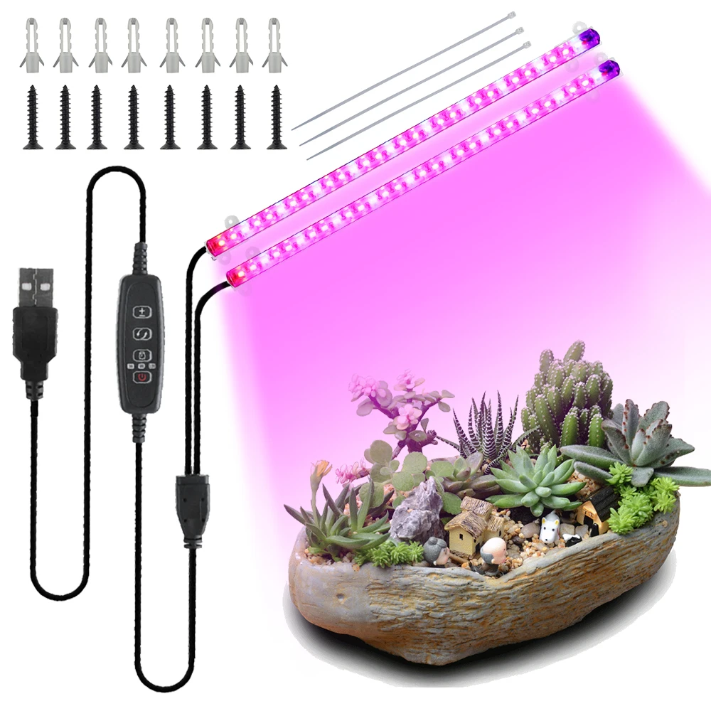 

60 LED Grow Light USB Phyto led lamp Full Spectrum For Plants Seedlings Flower Indoor Grow led lights phytolamp indoor plants