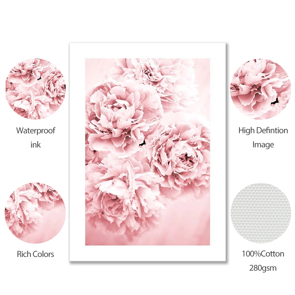 Модная Картина на холсте в виде цветов для гостиной искусство стену с рисунком