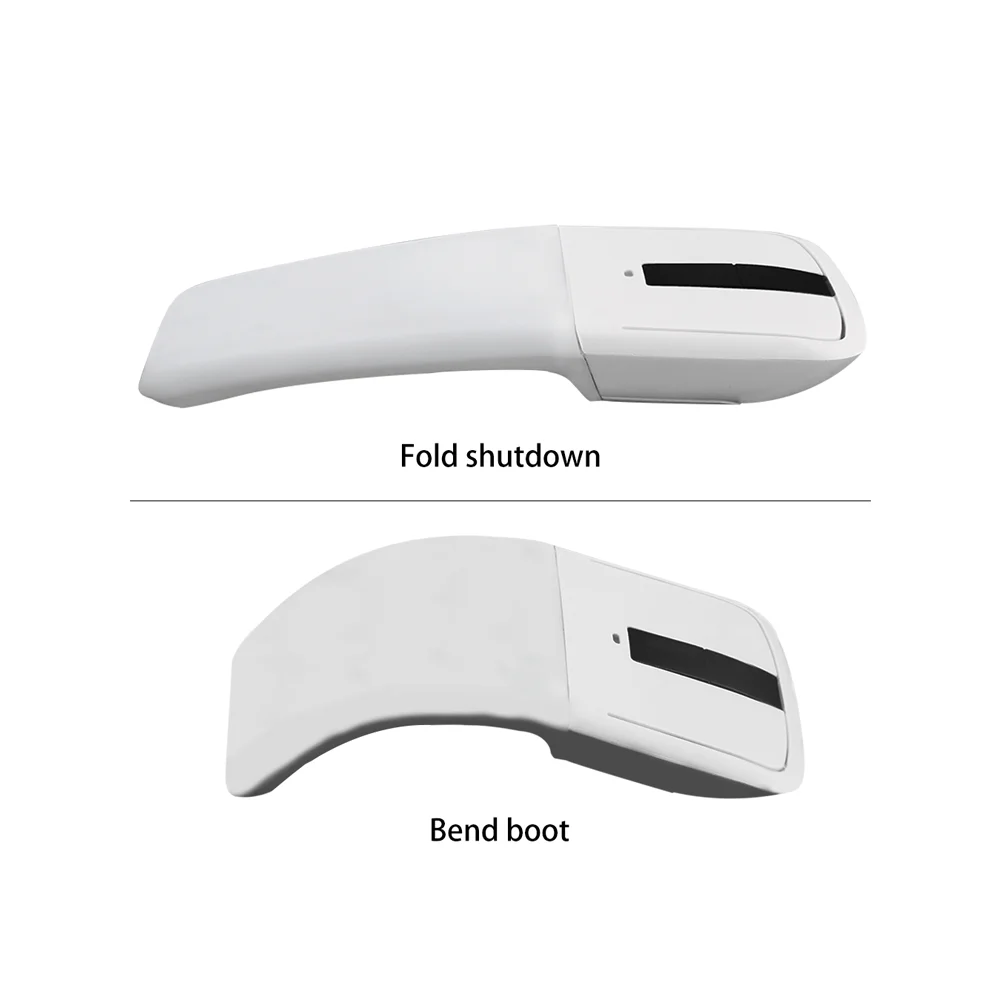 1600 DPI USB Wireless Mouse Foldable Arc Touch with Bag Ultra-slim Ergonomical Mute Mice for Surfacebook Laptop PC | Компьютеры и офис