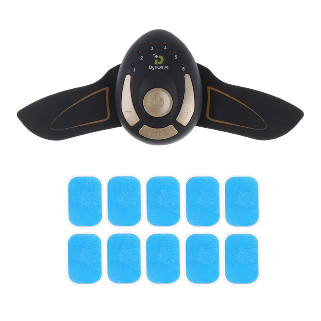 Беспроводной пояс для рук EMS электрический стимулятор мышц тренажер тонер + 10 шт.