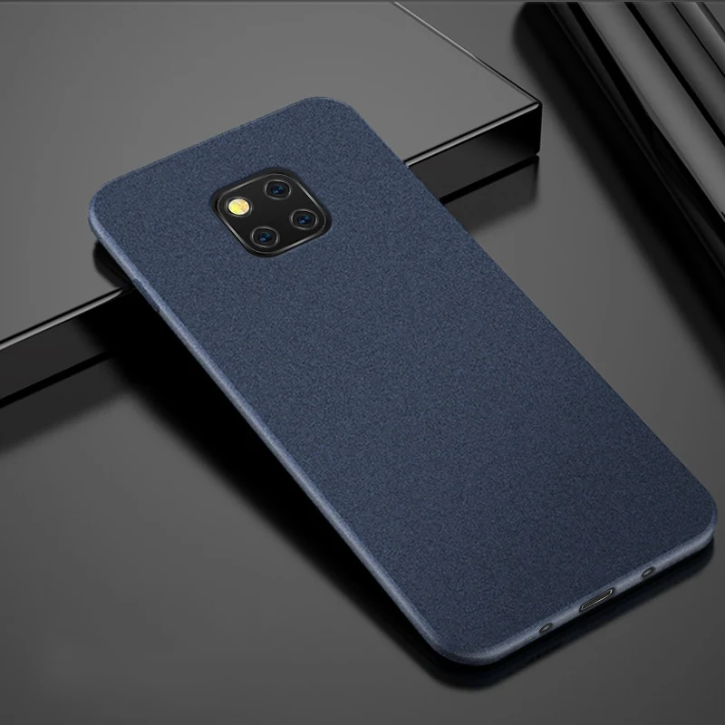 Тёмно-синий Чехол upaitou для huawei mate 30 20X20 10 mate 20 P30 P20 P10 Plus Pro Lite чехол с защитой от отпечатков пальцев мягкий матовый Ультратонкий чехол из ТПУ - Цвет: Тёмно-синий