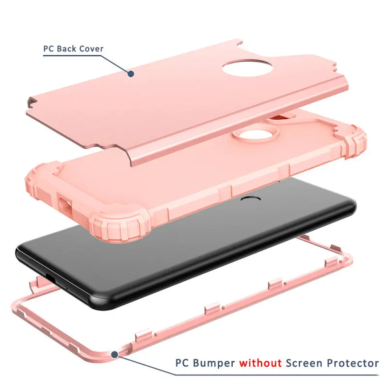 Ударопрочный чехол 3 в 1 для Google Pixel 5 4 A XL 3a 4a 5a Pixel3 4XL Pixel4 3XL задняя крышка | Мобильные
