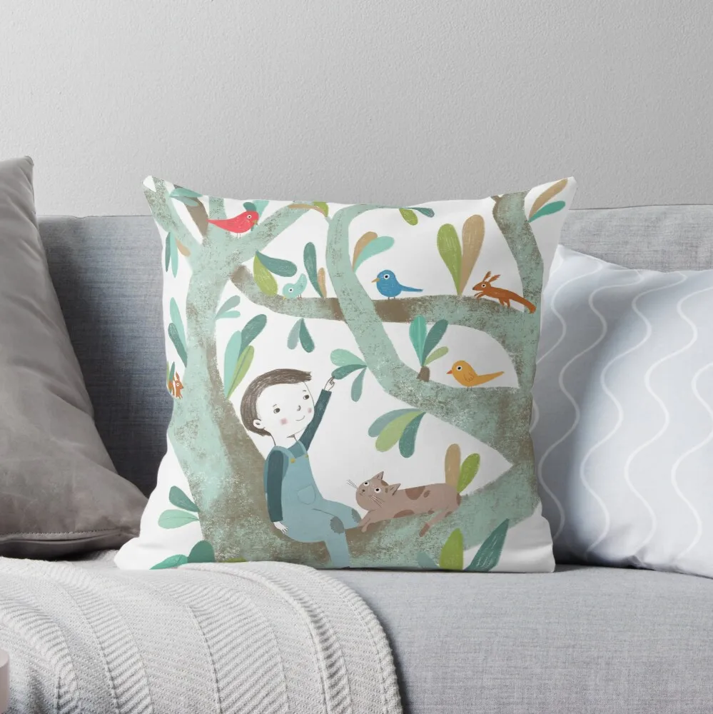 

In The Tree Throw Pillow Customized Hot Sale Luxury Printing 3D Printing Square Pillowcase Throw Pillow Cover 45x45cm