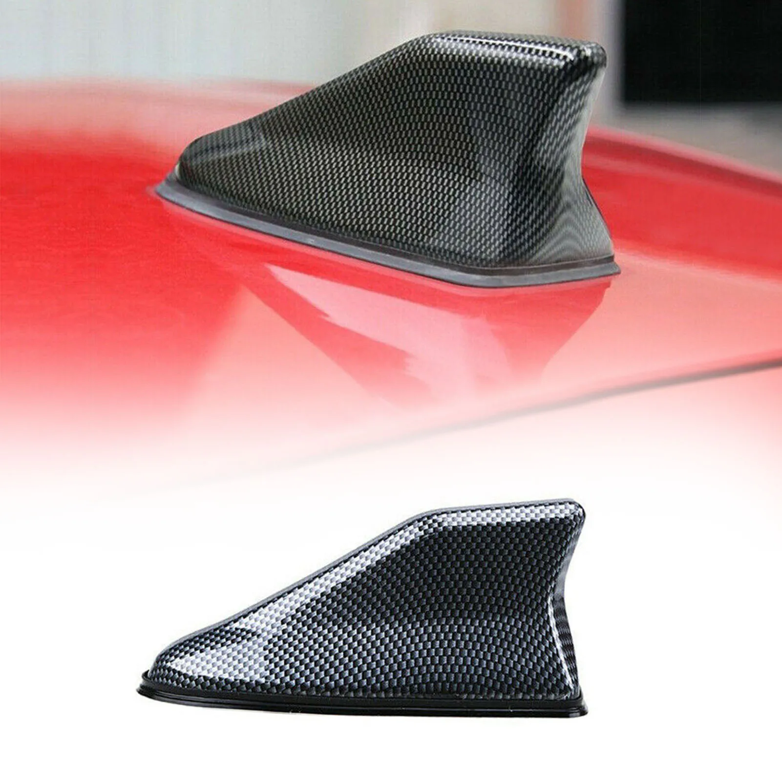 

1x Carbon Fiber Shark Fin Roof Antenna Radio AM/FM Signal Aerial Car Amplifier