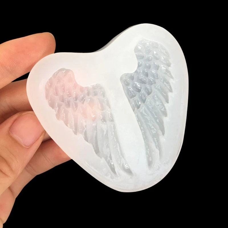 

2022 New Angel Wing Decor Silicone Mould Fondant Craft Molds Candies Making Tool DIY Decor Supplies for Cake Chocolate 7 Pcs