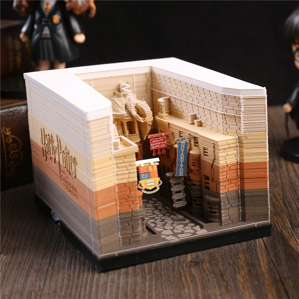 Вечеривечерние Sweetmade конструктор Diagon Alley блокнот со светодиодной подсветкой 3D