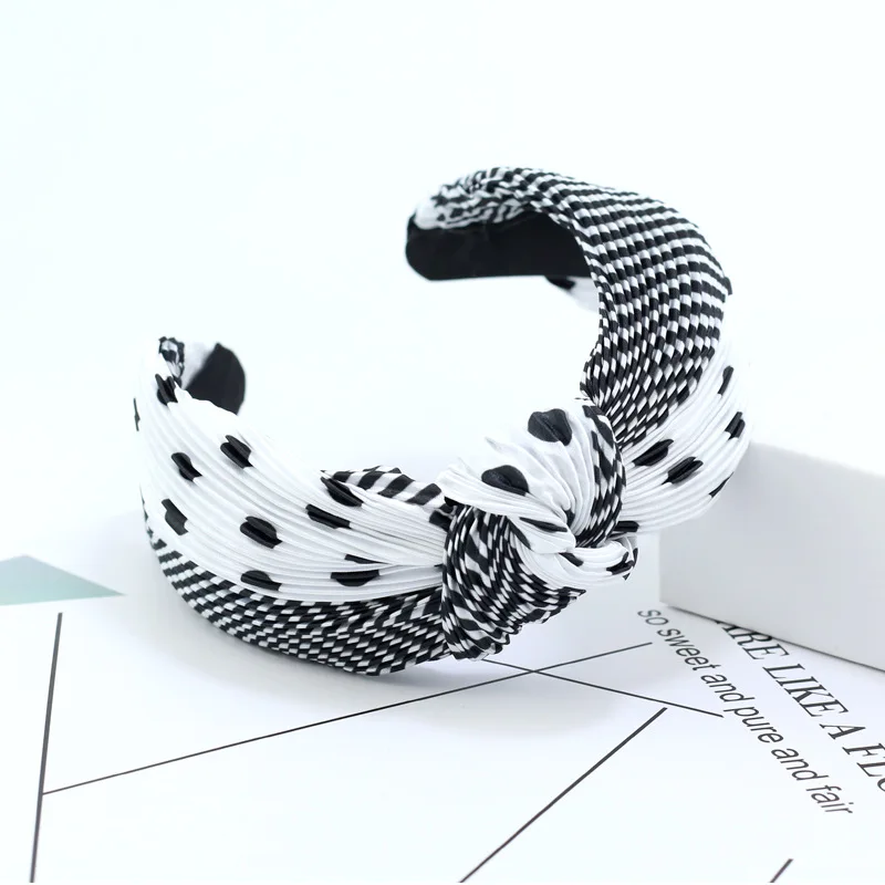 Женский обруч для волос AWAYTR в горошек аксессуар Корейском стиле|Аксессуары