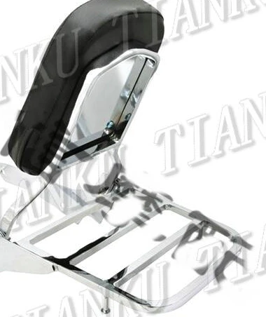 Высокое качество хромированная спинка Сисси Бар багажная стойка для HONDA STEED 400 VLX |