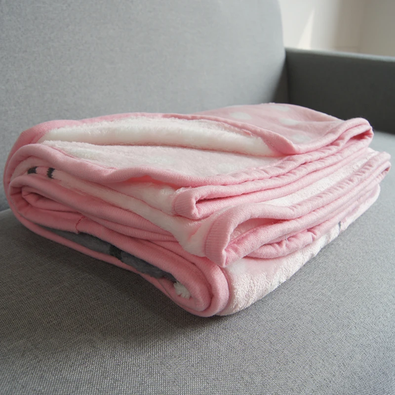 

Disney Minnie Mouse Mickey Mouse with Bow Coral Fleece Blanket Throw Towels 100x140cm for Baby Kids Girls on Bed/Sofa/Plane