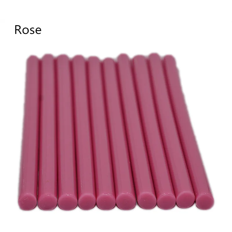 

10PCS 7mmx 150mm Non-Toxic Solid Color Hot Melt Glue Sticks For Electric Glue Gun Craft Album Repair Tools For Alloy Accessories