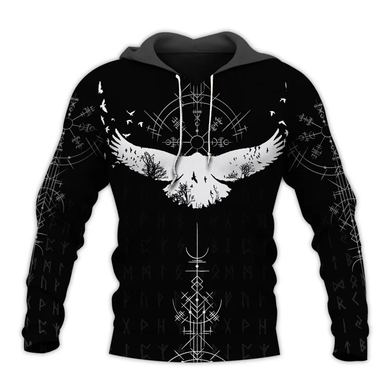 

Hot New Fashion Viking Warrior Tattoo 3D Printed Shirts Casual for Men Women Hoodies Sweatshirt Male Famale Satan Tops