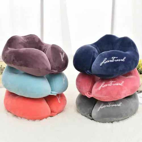 

Memory Foam Pad U Shaped Travel Pillow Airplane Travel Sleep Head Rest Support Pillow Soft Foam Neck Pillow Car Pillow Cushion
