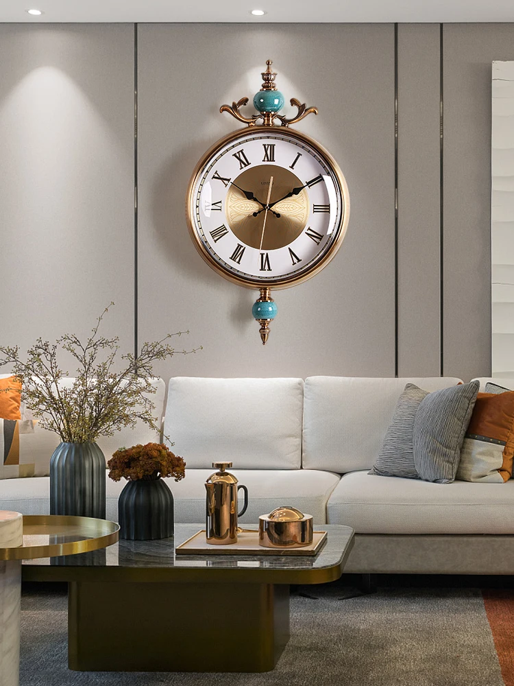 Европейская декорация настенные часы художественные креативные бесшумные