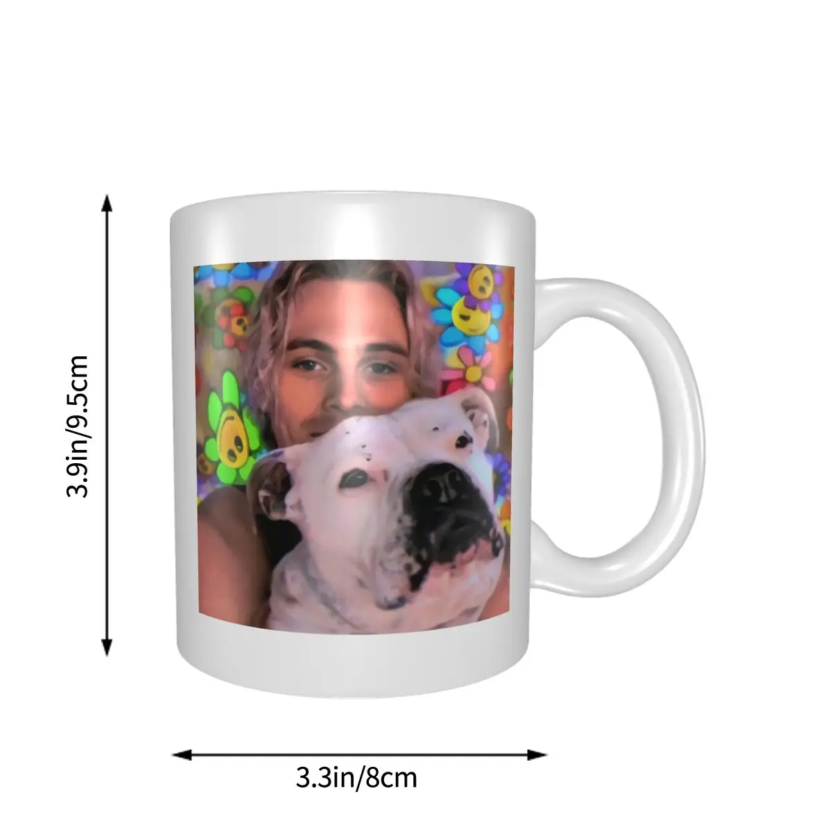 5 секунд лета люк хеммингз дикий цветок черный Майкл Клиффорд 5Sos кружка кофейная