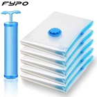 Вакуумный пакет для хранения одежды, с клапаном, прозрачная рамка, складной, компактный