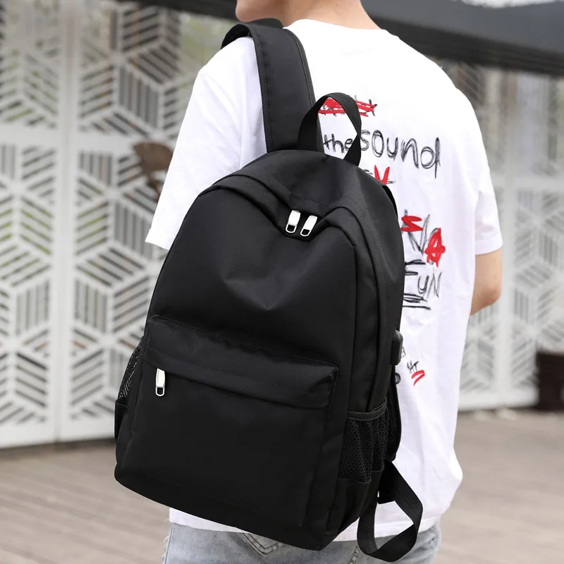 Bolsa de Ombro Duplo Oxford Pano Lazer Grande Capacidade Estudante Mochila Computador Ombro