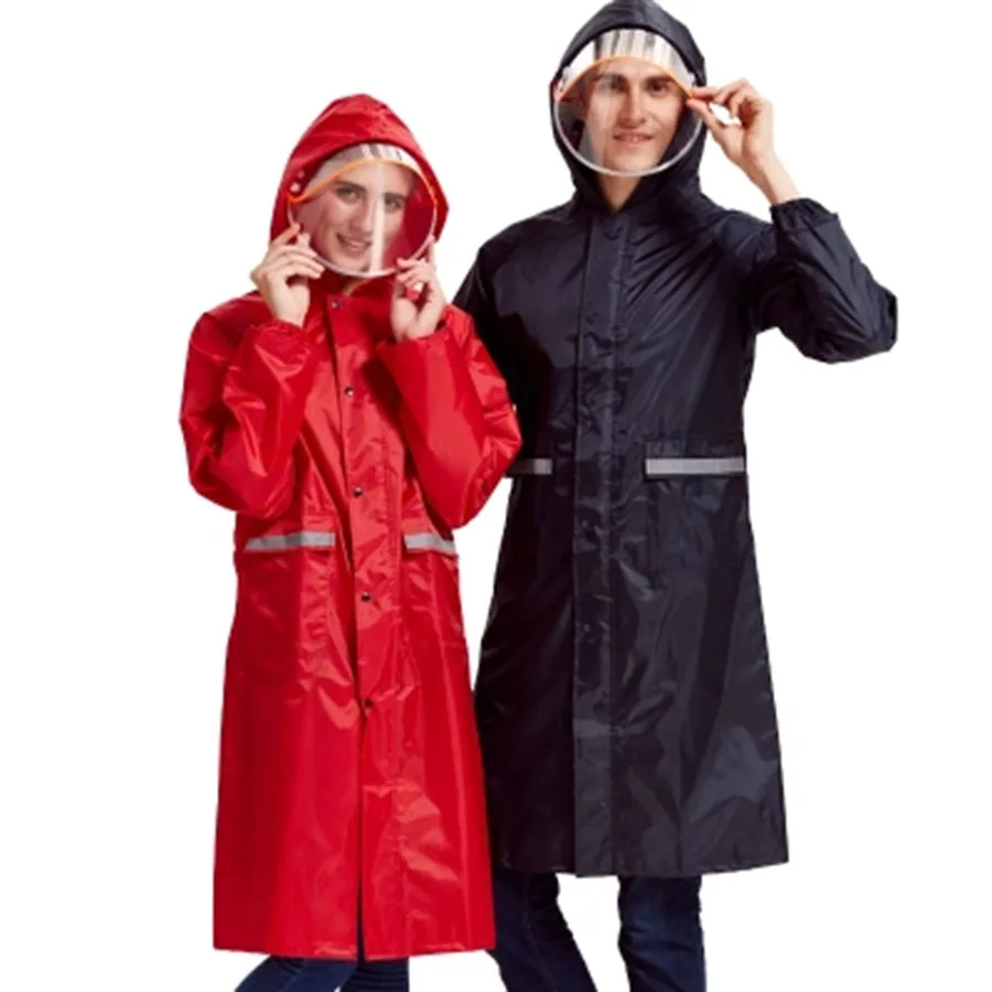 

Long Suit Womens Raincoat Size Waterproof Rain Cover Motorcycle Raincoat Poncho Women Windbreaker Rainwear Regenjas Dames 6YY065