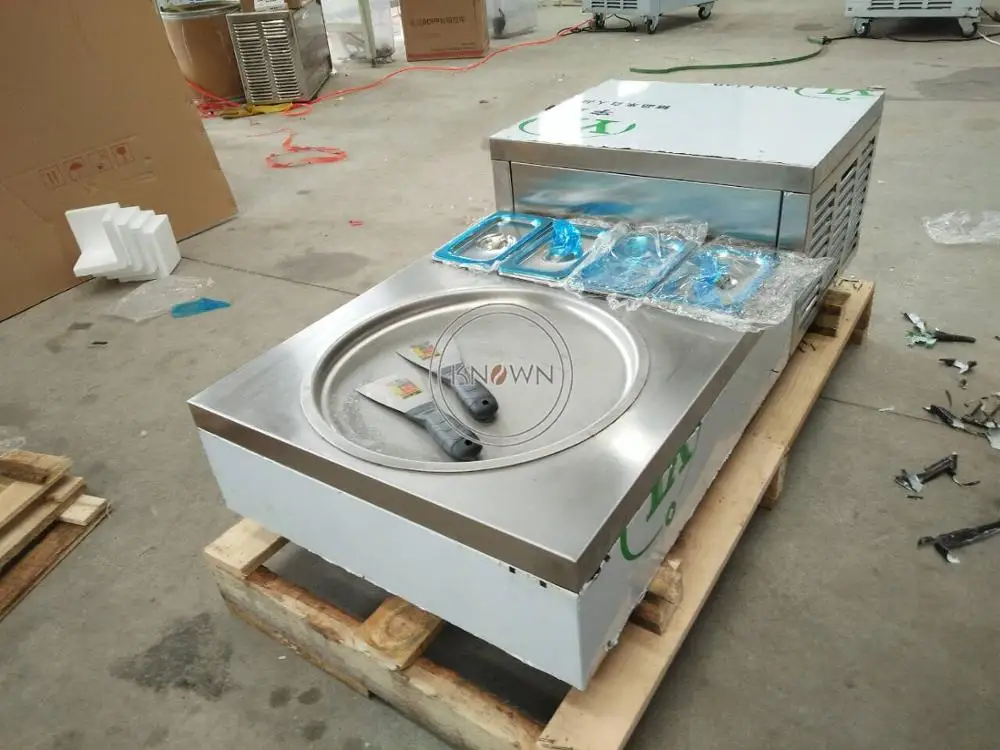 Настольный маленький дизайн R404A Одиночная круглая сковорода для приготовления