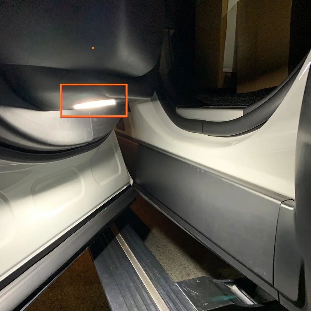 2x светодиодный Автомобильный интерьер двери Предоставлено Добро пожаловать