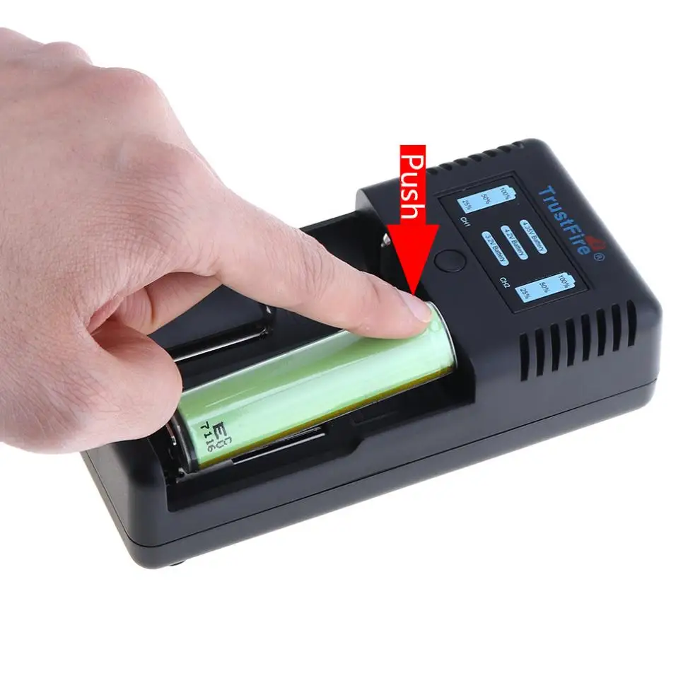 Интеллектуальное зарядное устройство TrustFire 2 А литий ионный аккумулятор быстрой