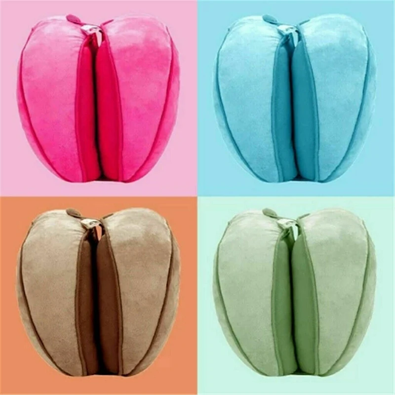 

Comfortable Dual Comfy Hips Spine Healthy Cushion Seat Pad Promoting Blood Circulation Roseo Coffee Blue Green