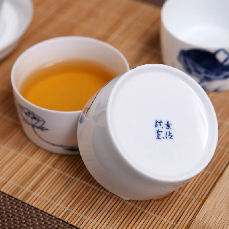 Подлинный чайная чашка Расписанная вручную ручные чашки чай пуэр керамические